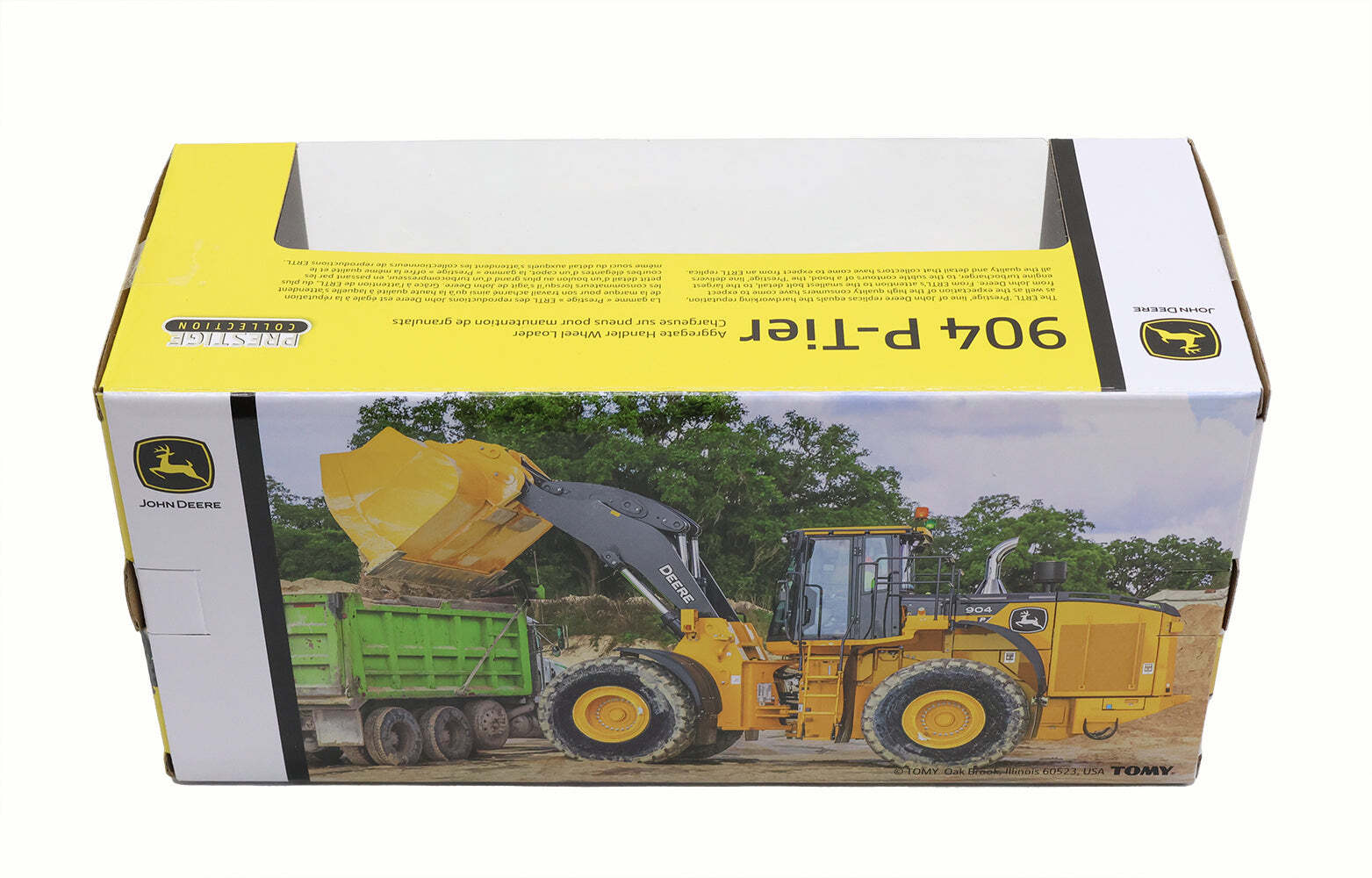 LP84497+John+Deere+ERTL+12F50+904+PTier+Wheel+Loader+Tractor+Charcoal