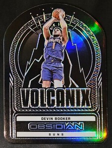 Devin Booker 2021-22 Panini Obsidian VOLCANIX Die-Cut Insert Card no.19 CASE HIT