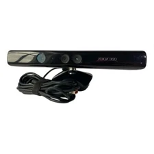 XBOX 360 Kinect Sensor Bar Black Genuine Microsoft Fully Tested & Working