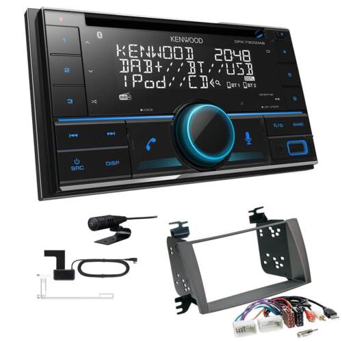 Kenwood 2-DIN Receiver Autoradio Bluetooth für Hyundai Sonata VI ab 2009 schwarz - Bild 1 von 5