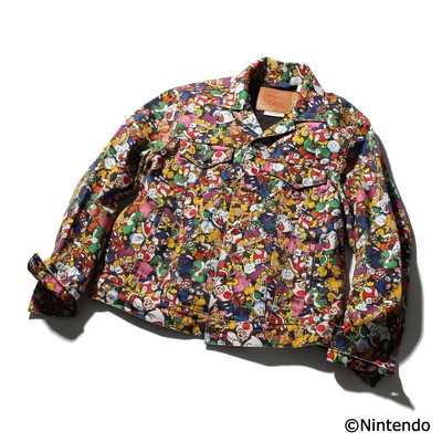LEVI'S X SUPER MARIO Vintage fit tracker jacket SM COLLAGE Limited JAPAN |  eBay