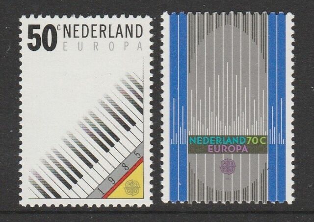 NETHERLANDS - 1985 EUROPA set of 2 MNH - Piano Pipe Organ Music.