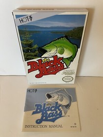 Black Bass complete box NINTENDO NES NO GAME with Booklet