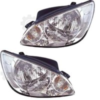 Halogen Scheinwerfer Set FüR Hyundai Getz 08.05-> H4 Mit Motor Mit Blinker