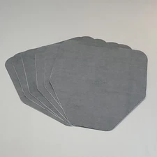 TOLCO Komodo Urinal Mat Polyester Odor Control 6-Pack Black/Grey 220209 (new)