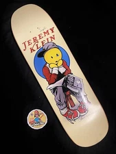 RARE SIGNED by Lance Mountain JK Industries Black Eye Kid Screened Deck Doughboy