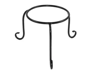 Pot Ring Stand Curved Design Freestanding Solid Steel Garden Pride