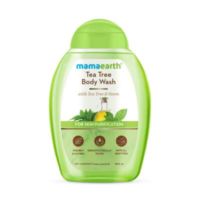 Mamaearth Tea Tree Body Wash With Tea Tree & Neem Shower Gel  Skin Purification