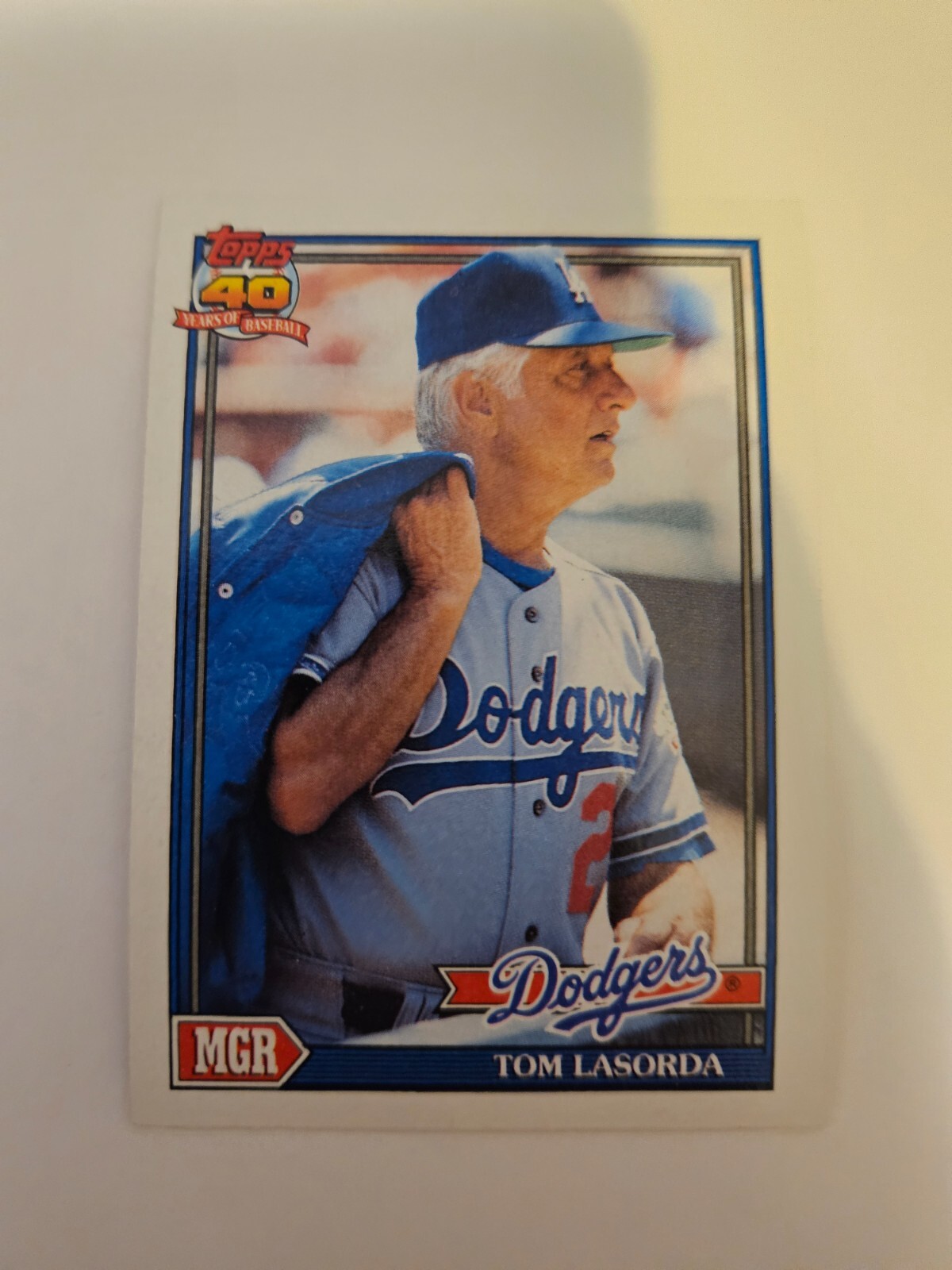 1991 TOPPS TOM LASORDA #789 NM