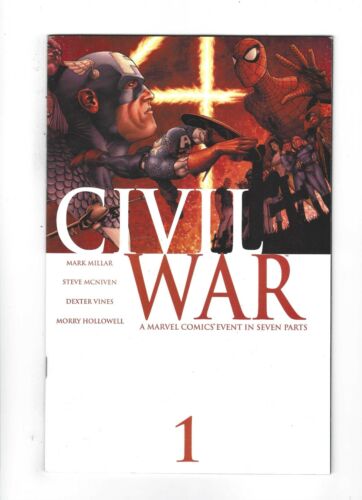 Civil War #1-7 Complete Set + #2 Variant & Opening shot, 9.2 NM-, 2006 Marvel - Picture 1 of 10