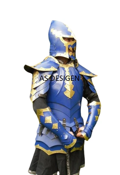 Medio traje de armadura de caballero recreación medieval Foto 2 de 4