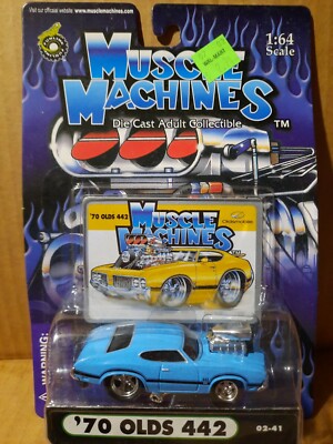 Muscle Machines '70 OLDS™ 442™オールズモビル Muscle Machines '70 Olds 442 Blue | eBay