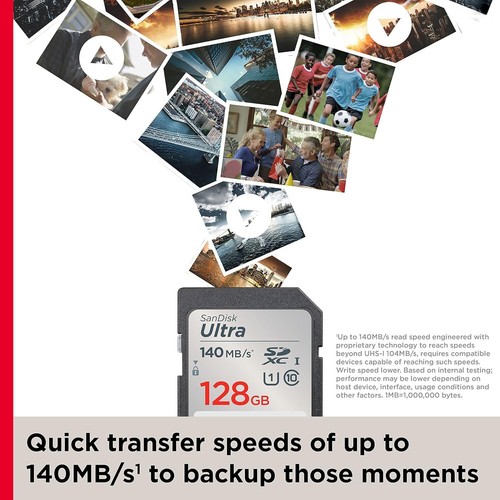 SanDisk 128GB Ultra SDXC UHS-I Memory Card SDXC UHS-I (NO BOX) - Picture 8 of 8