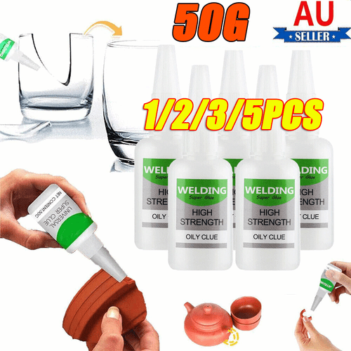 5/3Pcs Uniglue Universal Super Glue Welding High-Strength Oily Glue Mighty Insta - Picture 2 of 18