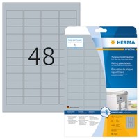 Herma 4221 Typenschildetiketten A4 45,7X21,2 Mm Silber Extrem Stark Haftend Foli