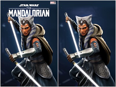 MANDALORIAN 5 AHSOKA RAF GRASSETTI VIRGIN VARIANT SET LTD 700 SETS COA