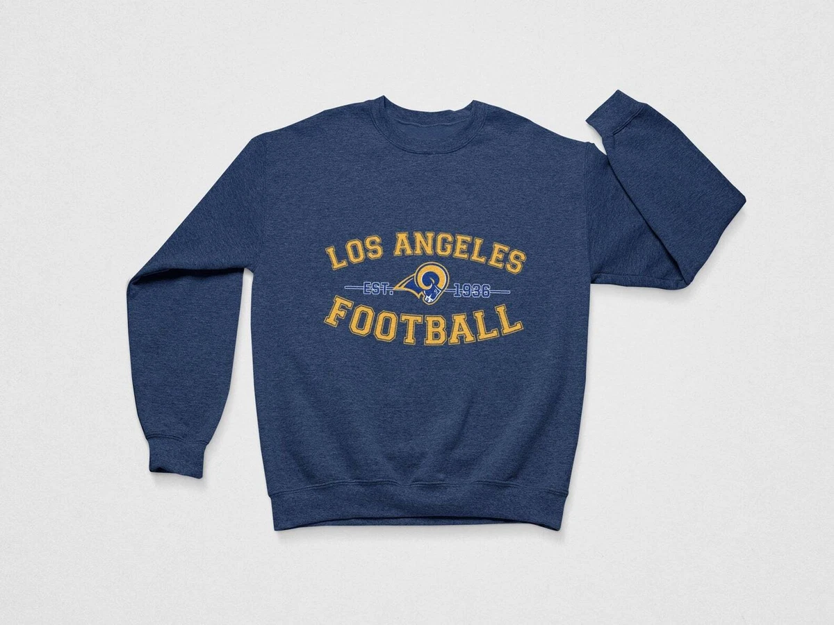 Los Angeles Football Old School Vintage Style Rams Sweater