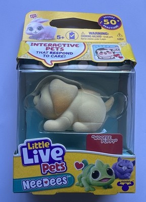Little Live Pets NeeDees ''Woofee Puppy'' Hundespielzeug interaktiv - Brandneu im Karton