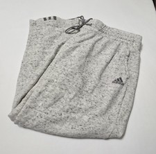 Adidas Womens Sport 2 Street 7/8 Pants Gray Heather French Terry Sweatpants XL