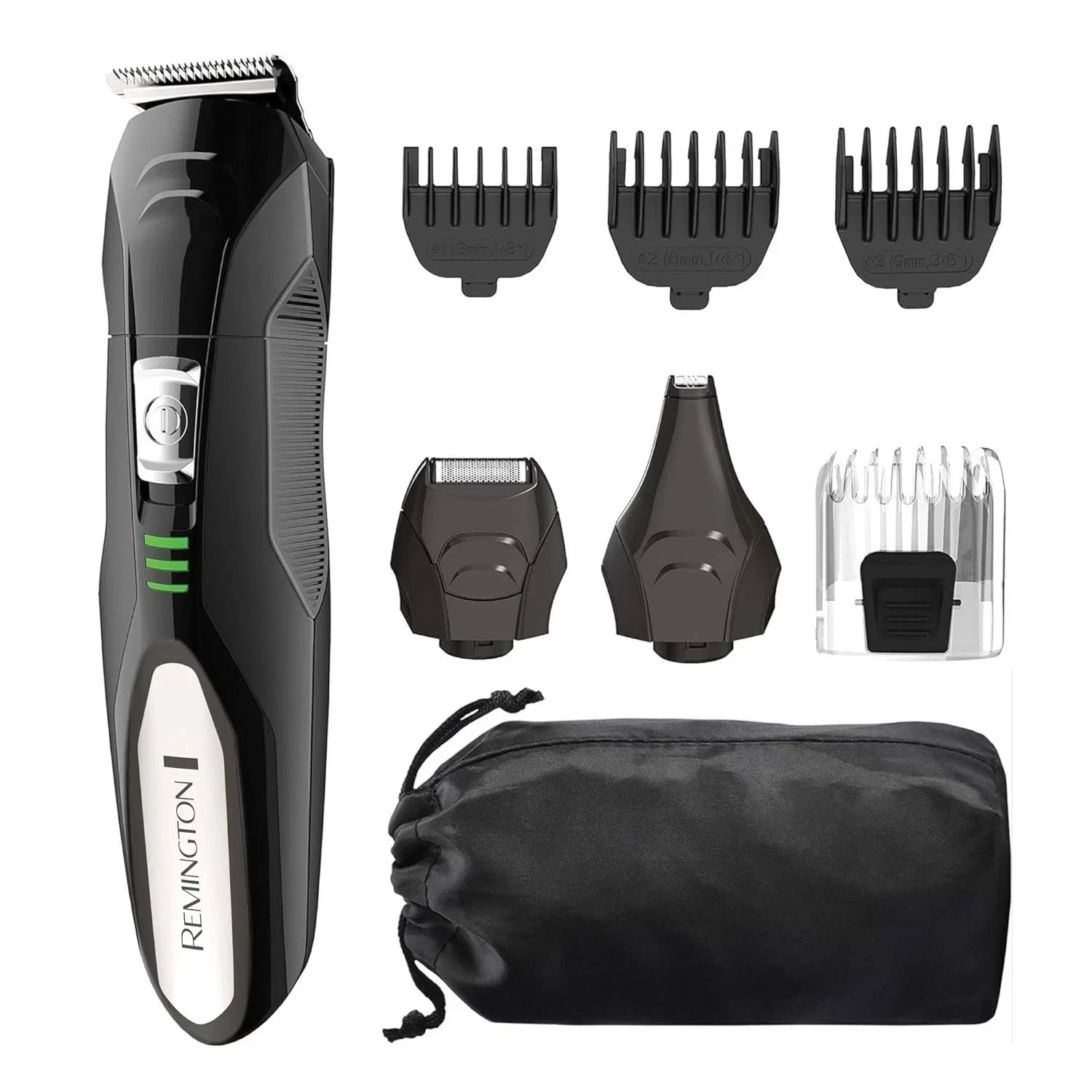 Remington All-In-One Grooming Kit, Lithium Powered, 8 Piece 