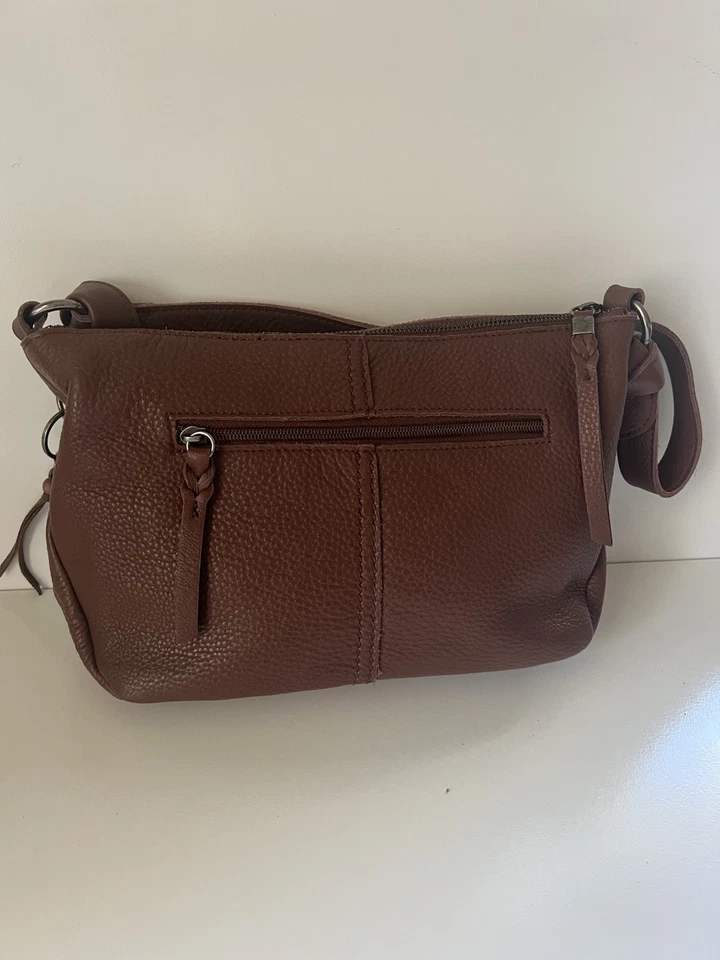 The Sak Brown Leather Hobo Bag With Charms - Image 2 of 4