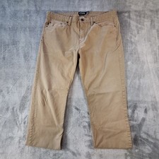 Chaps Pants Men's 38W 28L Brown Business Casual Chino