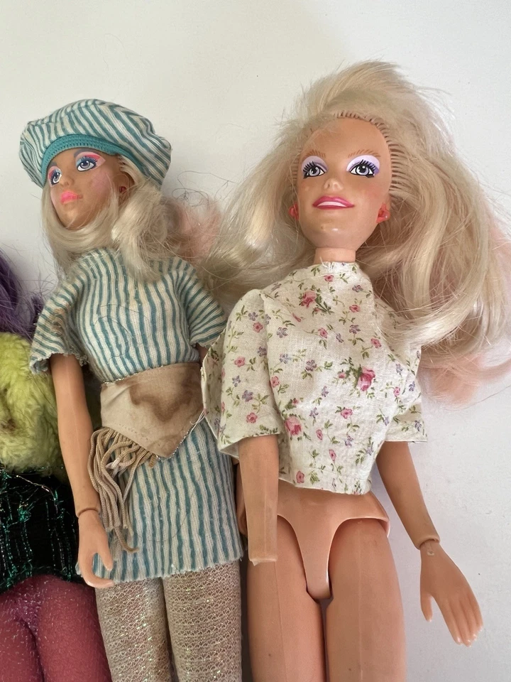 Muñecas Hasbro Jem & the Holograms de colección 3 Estate Find -Necesita TLC Clash Jem Jerrica Foto 4 de 4