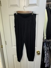 VUORI Womens At Ease High Waist Harem Athletic/Harem Pants Size Small Black