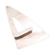 925 Sterling Silver Vintage Brooch MEXICO Modernist Geometric Cut Out   BP11815