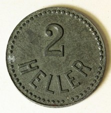 AUSTRIA (Grödig) 2 Heller ND(1915-1920) - Zinc - Prison Token - aUNC - 2562