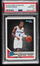 2019-20 Panini Donruss Rated Rookie Jordan Bone #246 PSA 10 GEM MT 00e8