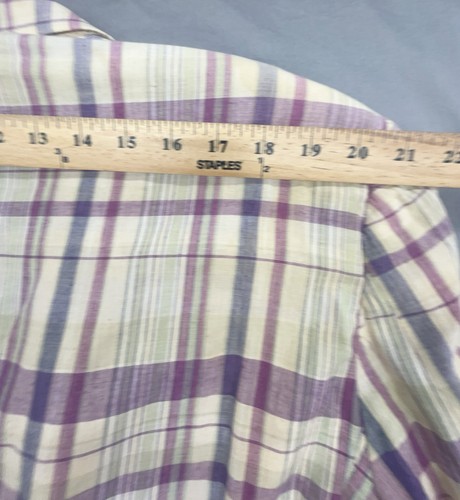 Vtg Orvis Blazer Sport Coat Linen Plaid Purple 48 Coastal Preppy USA Made Jacket - Picture 14 of 21