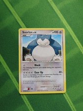 Snorlax 37/130 Diamond & Pearl Regular Rare Pokemon Card LP on eBay