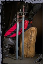 Larp-Waffe - Rillet Rapier Schwert - Rot  Epic Armoury
