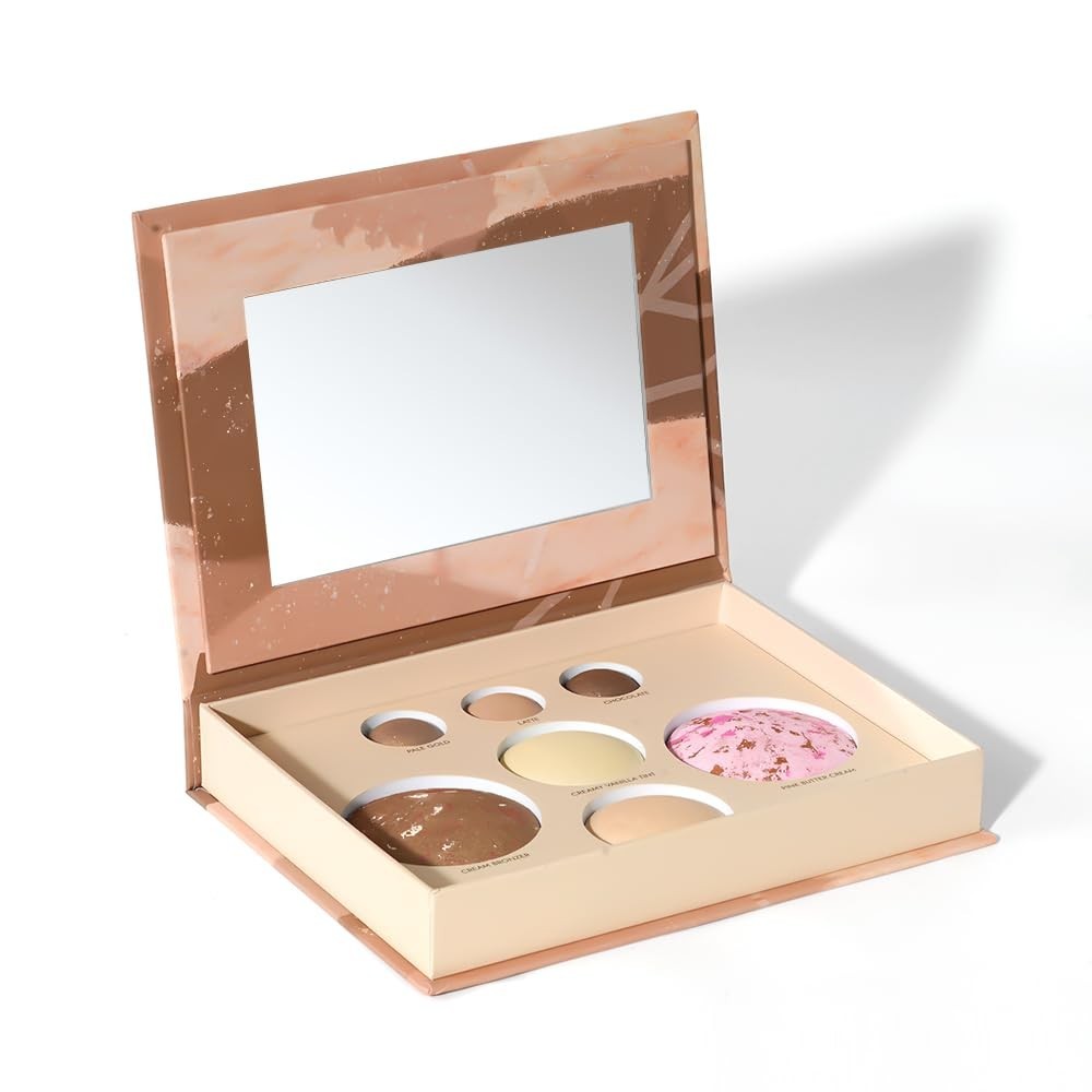 Best Baked Face Palette for Mature Skin &ndash; Includes Bronzer, Blush, Highlighter &