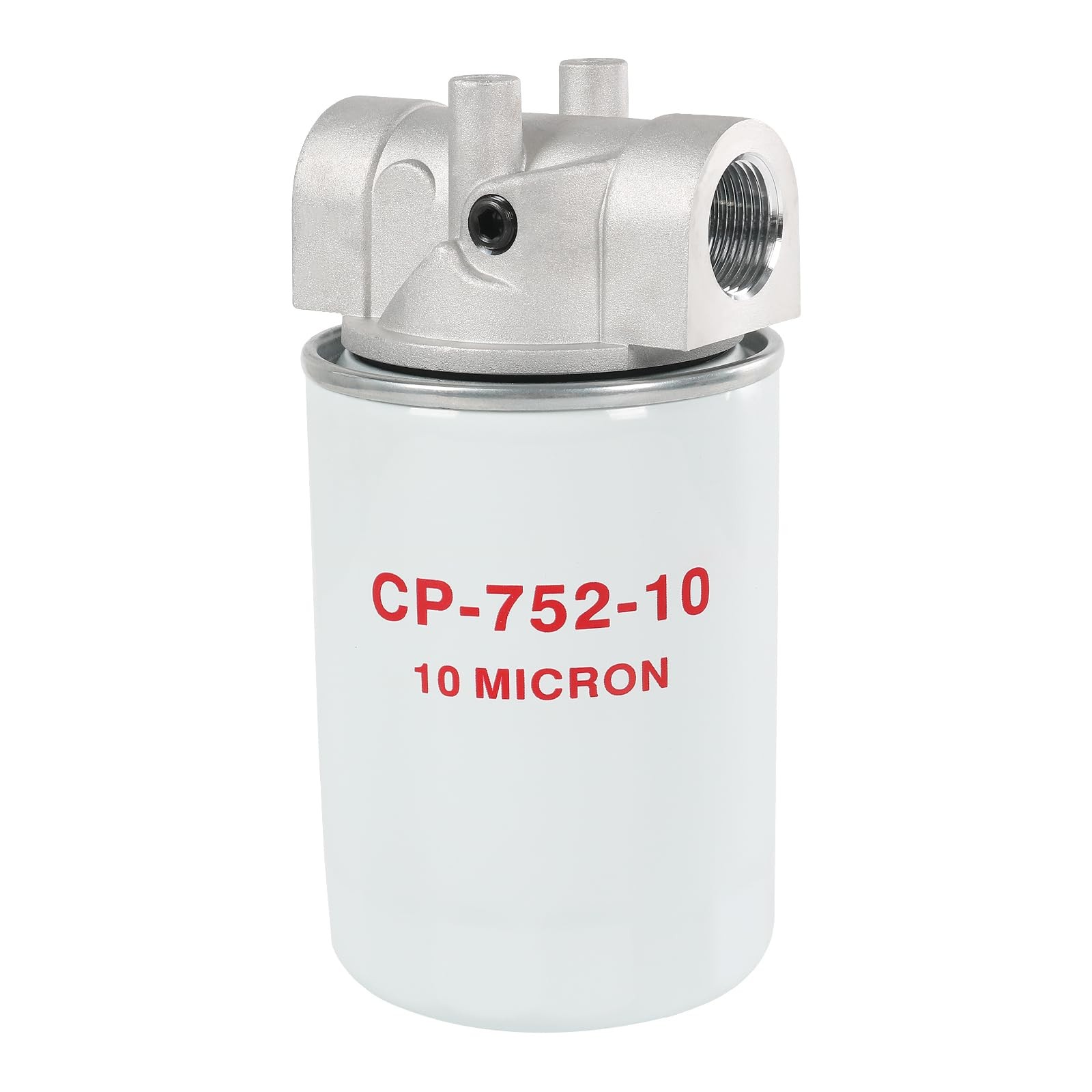 DICMIC 10 Micron Hydraulic Oil Filter Assembly, Spin-On Design, Return Line...