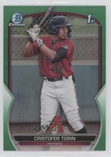 2023 Bowman Chrome Prospects Green Refractor 4/99 Cristofer Torin #BCP-204 13u1