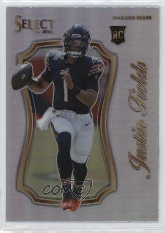 2021 Panini Select Certified Rookies Silver Prizm Justin Fields #SCR-4 0s2