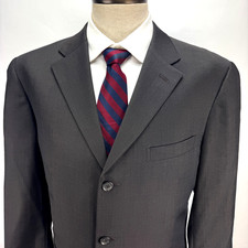 Ermenegildo Zegna Mens 44R Brown 3 Button Jacket 100 Wool Soft Sport Coat