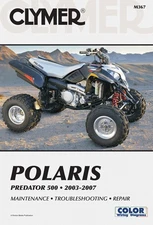 Clymer Polaris Predator 500 Repair Manual 2003-2007 w/ Wiring Diagrams