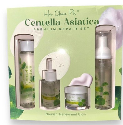 Her Choice PH Centella Asiatica Skincare Set   Foam, Toner, Serum & Cream