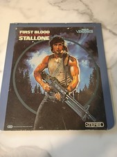 RAMBO first Blood CED RCA Video Discs 80s Stallone