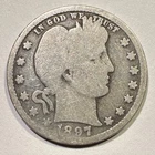 1897-O Barber Quarter Silver Liberty Head Better Date Album Coin Cleaned