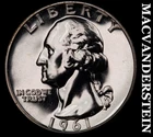 1961 Silver Washington Quarter - Choice Gem Proof  Lustrous  #K1550