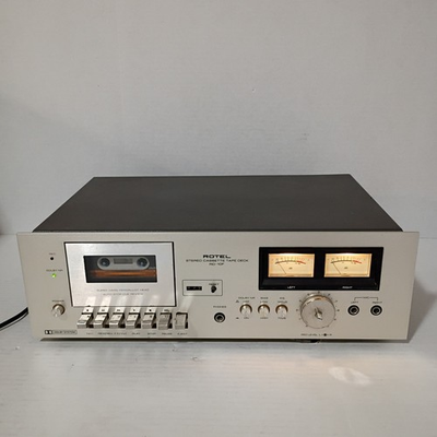 #ad Rotel RD 10F Stereo Cassette Tape Deck 1970#x27;s Vintage Audio Very Clean Tested $249.99