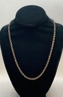 Sterling Silver 925 Rope Chain Necklace 26 7/8" 4.5mm 35.5g — photo 2