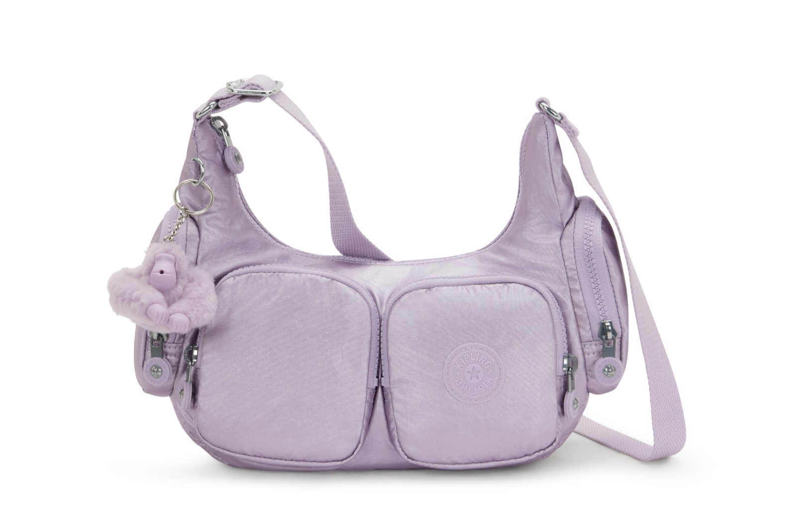 Kipling RIKKA S Small Crossbody - Lilac Moon Met RRP £68