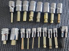 Snap-on Metric Socket Hex Bits - Lot Snap-on Metric Socket Hex Bits - Lot