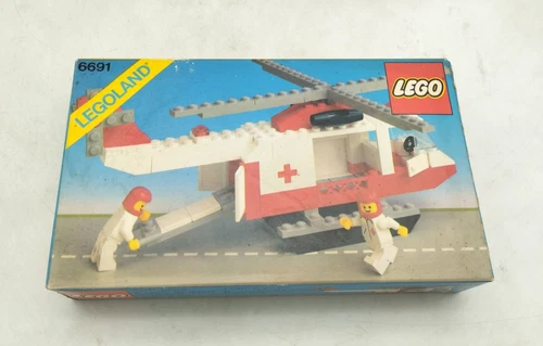 LEGO 6691 Red Cross Helicopter MISB NEW Hospital Classic Town Vintage 80s 1980