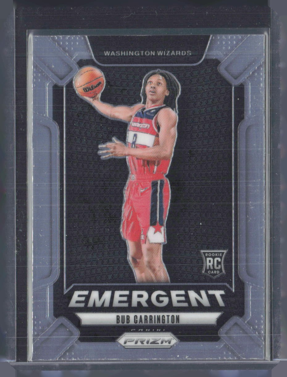 2024-25 Panini Prizm #20 Bub Carrington Emergent Rookie